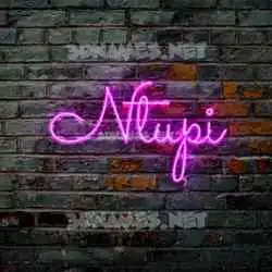 ntupi in Pink Neon style - 3D name wallpaper