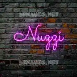 nuzzi in Pink Neon style - 3D name wallpaper