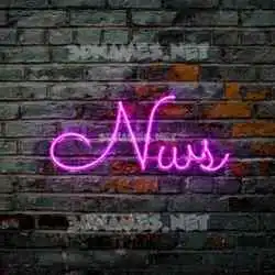 nws in Pink Neon style - 3D name wallpaper