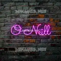 o neill in Pink Neon style - 3D name wallpaper