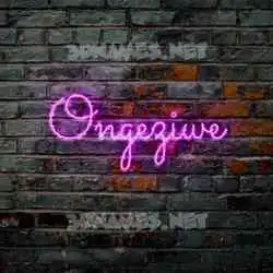 ongeziwe in Pink Neon style - 3D name wallpaper