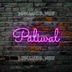 paliwal in Pink Neon style - 3D name wallpaper