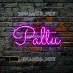 paltu in Pink Neon style - 3D name wallpaper