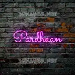 pardhaan in Pink Neon style - 3D name wallpaper