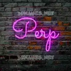 perp in Pink Neon style - 3D name wallpaper