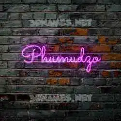 phumudzo in Pink Neon style - 3D name wallpaper