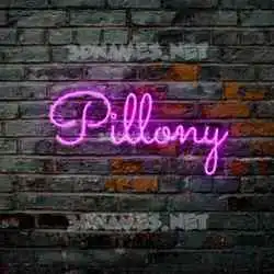 pillony in Pink Neon style - 3D name wallpaper