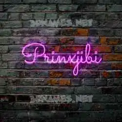 prinxjibi in Pink Neon style - 3D name wallpaper