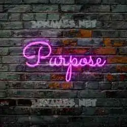 purpose in Pink Neon style - 3D name wallpaper