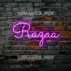 razaa in Pink Neon style - 3D name wallpaper