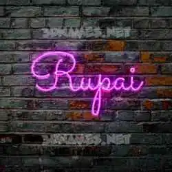 rupai in Pink Neon style - 3D name wallpaper