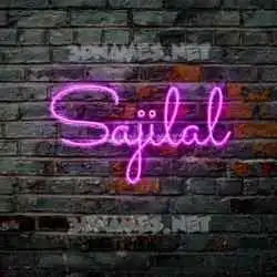 sajilal in Pink Neon style - 3D name wallpaper