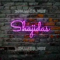 shajidas in Pink Neon style - 3D name wallpaper