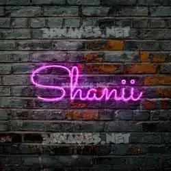 shanii in Pink Neon style - 3D name wallpaper