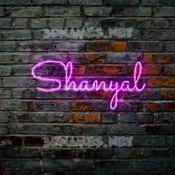 shanyal in Pink Neon style - 3D name wallpaper