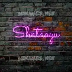shataayu in Pink Neon style - 3D name wallpaper