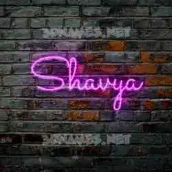 shavya in Pink Neon style - 3D name wallpaper