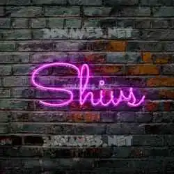 shivs in Pink Neon style - 3D name wallpaper