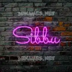 sibbu in Pink Neon style - 3D name wallpaper