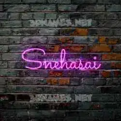 snehasai in Pink Neon style - 3D name wallpaper