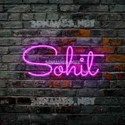 sohit in Pink Neon style - 3D name wallpaper