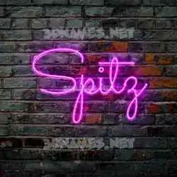spitz in Pink Neon style - 3D name wallpaper