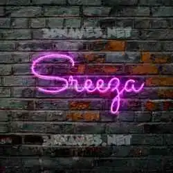 sreeza in Pink Neon style - 3D name wallpaper