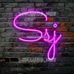 ssj in Pink Neon style - 3D name wallpaper