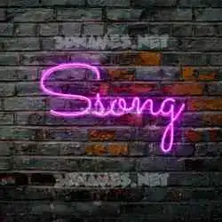 ssong in Pink Neon style - 3D name wallpaper
