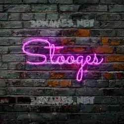 stooges in Pink Neon style - 3D name wallpaper
