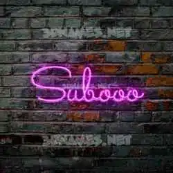 subooo in Pink Neon style - 3D name wallpaper