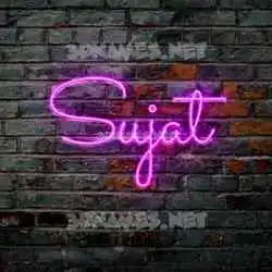 sujat in Pink Neon style - 3D name wallpaper