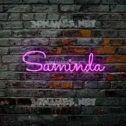 suminda in Pink Neon style - 3D name wallpaper