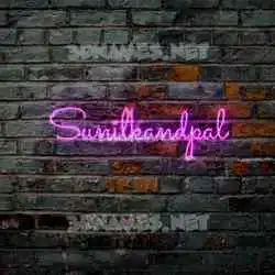 sunilkandpal in Pink Neon style - 3D name wallpaper