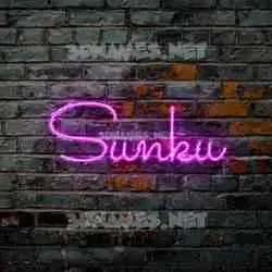 sunku in Pink Neon style - 3D name wallpaper
