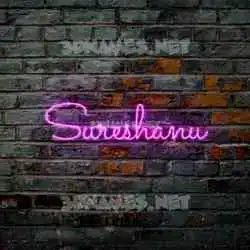 sureshanu in Pink Neon style - 3D name wallpaper