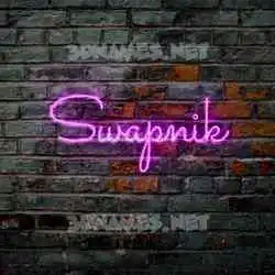 swapnik in Pink Neon style - 3D name wallpaper