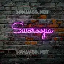 sworoopa in Pink Neon style - 3D name wallpaper