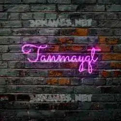 tanmayqt in Pink Neon style - 3D name wallpaper