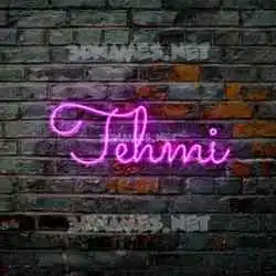 tehmi in Pink Neon style - 3D name wallpaper
