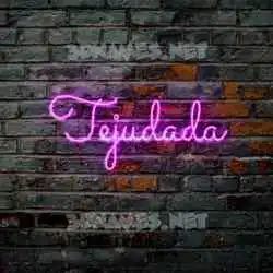 tejudada in Pink Neon style - 3D name wallpaper