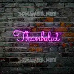 thanhdut in Pink Neon style - 3D name wallpaper