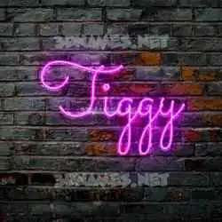 tiggy in Pink Neon style - 3D name wallpaper