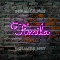 timila in Pink Neon style - 3D name wallpaper