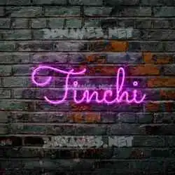 tinchi in Pink Neon style - 3D name wallpaper