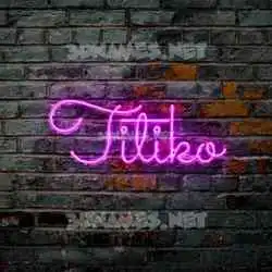 titiko in Pink Neon style - 3D name wallpaper