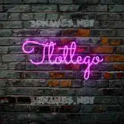 tlotlego in Pink Neon style - 3D name wallpaper