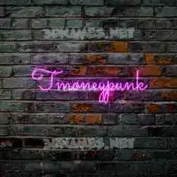 tmoneypunk in Pink Neon style - 3D name wallpaper