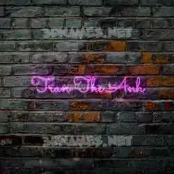 tran the anh in Pink Neon style - 3D name wallpaper