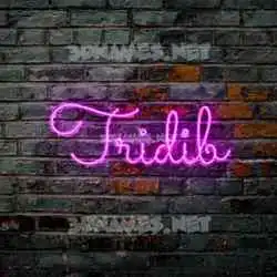 tridib in Pink Neon style - 3D name wallpaper